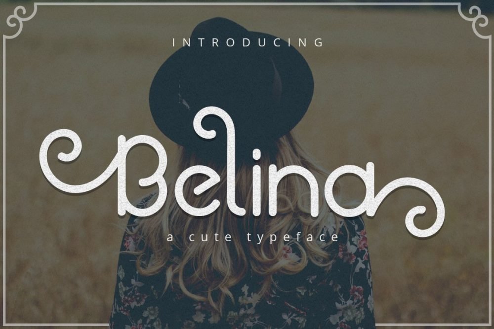 belina font preview