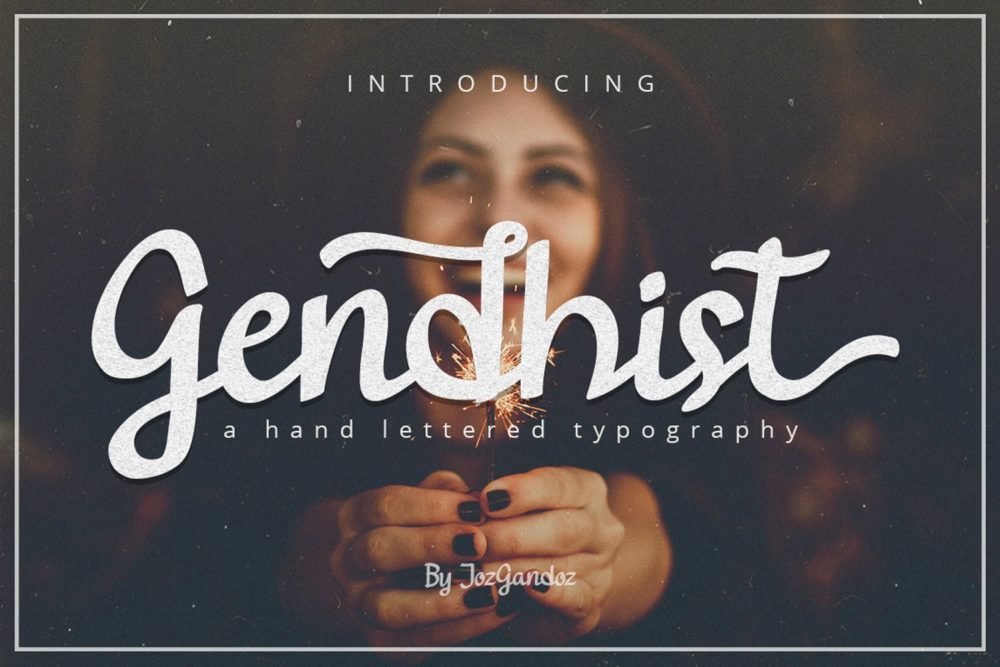 gendhist main font preview