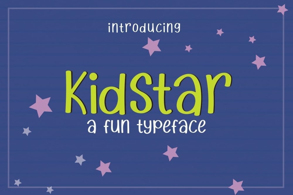 kidstar baby font