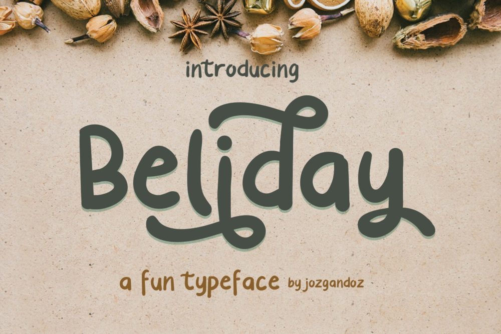 Beliday cute display font