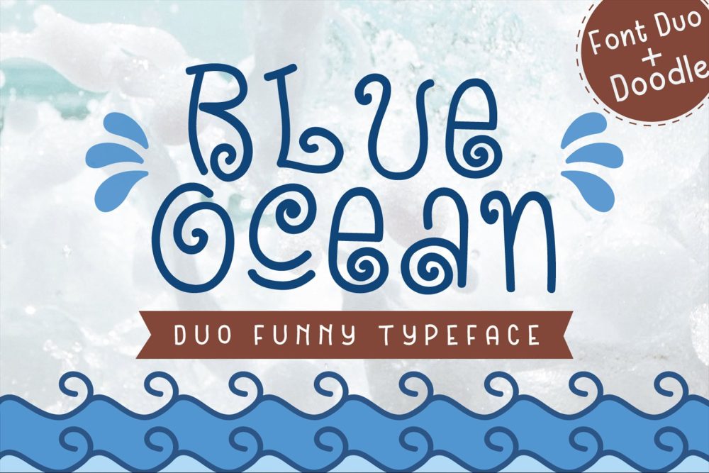 Blue Ocean Baby Font