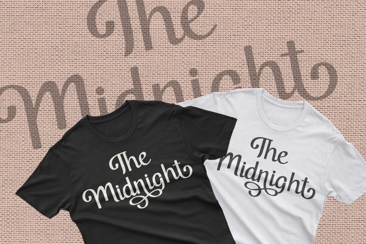 Midnight Script Font Letterjos