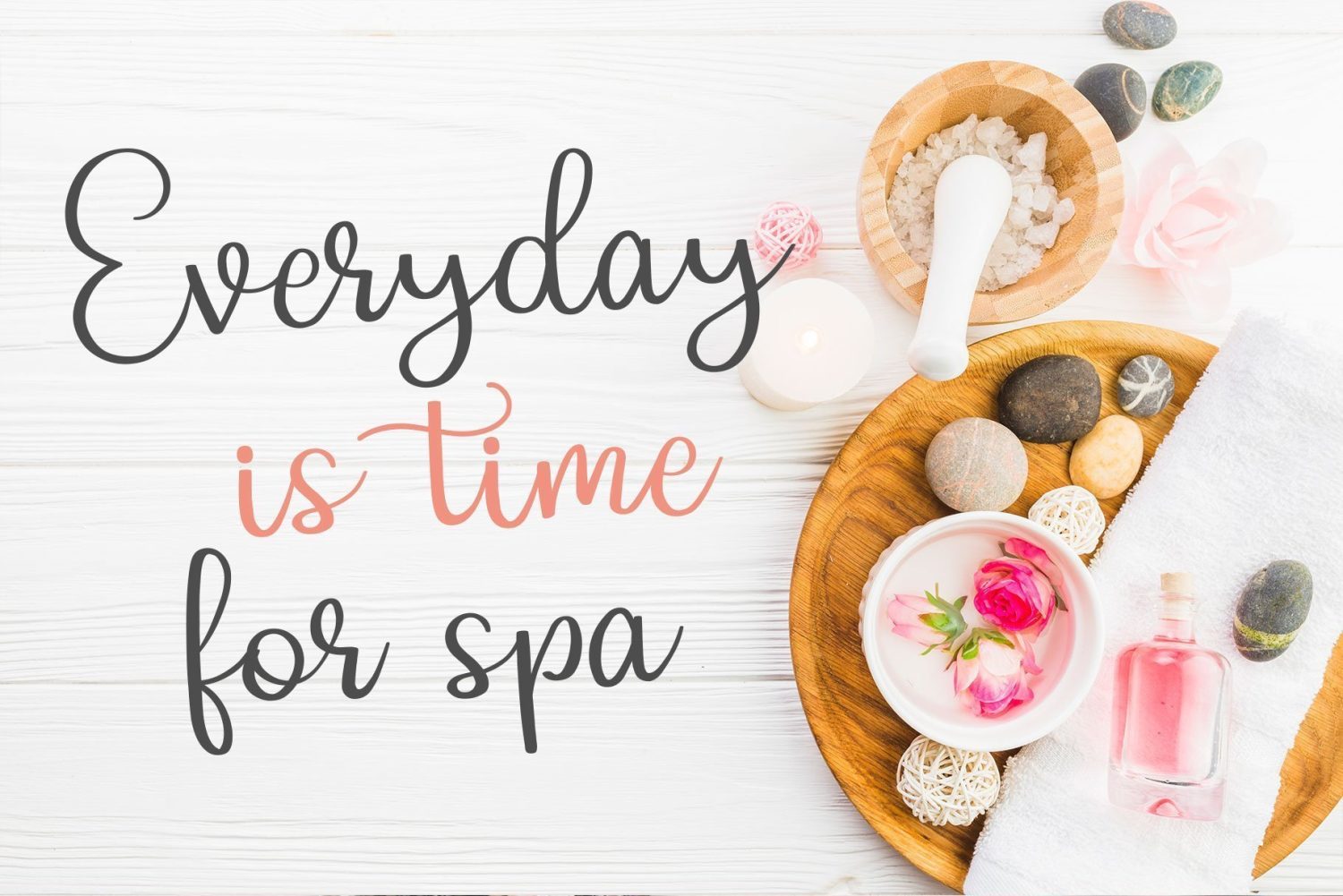 relista script font for spa poster