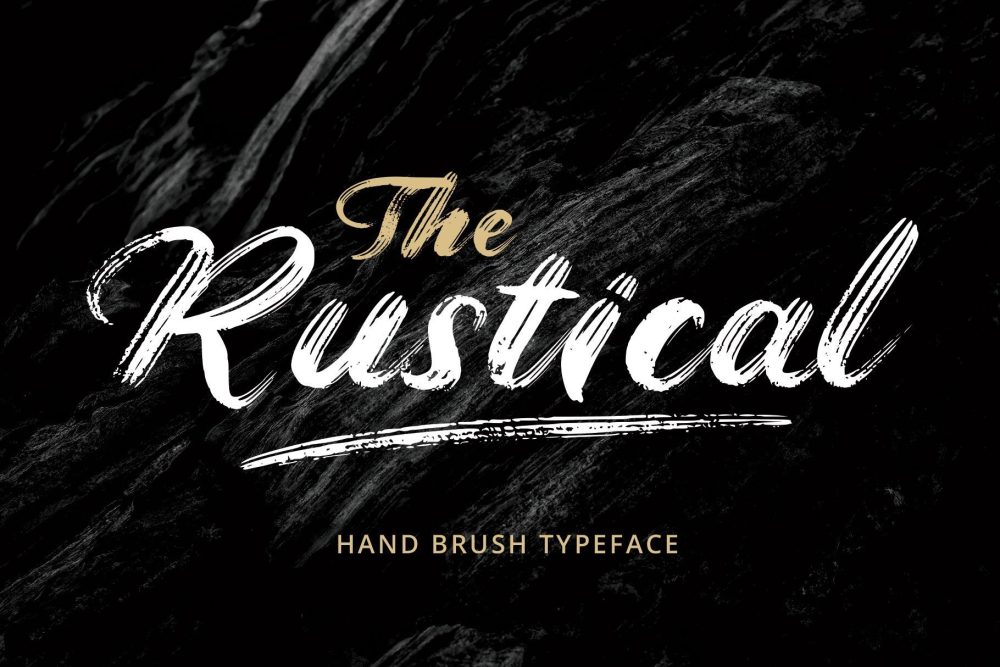 Rustical Brush Script Font